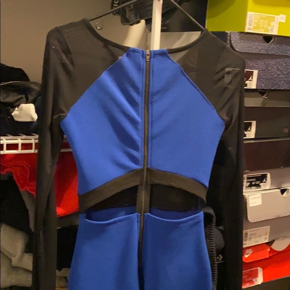 Long sleeve mesh dress - Picture 3 of 5